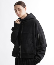 HARE（ハレ）の「【SET UP対応】ピグメントダブルポケットZIPパーカー(HARE)（パーカー）」