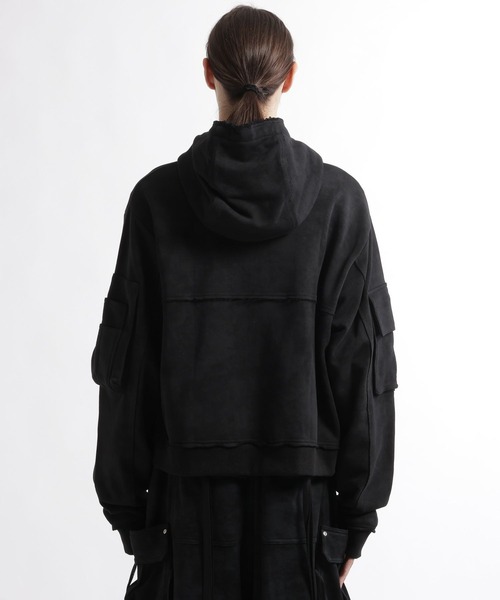 HARE(ハレ)の「【SET UP対応】ピグメントダブルポケットZIPパーカー(HARE)(パーカー・メンズ・ブルー系その他/ブラック系その他・SMALL)」の16枚目の写真
