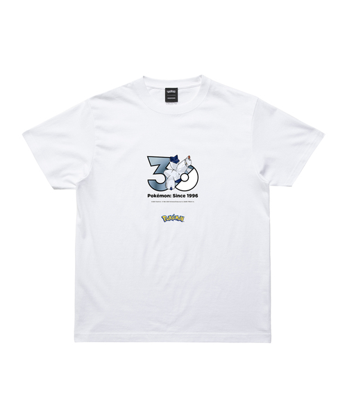 ZOZOSPOT(ゾゾスポット)の「Pokemon 30th Anniversary 1025 T-shirt 「ジュラルドン」(Tシャツ/カットソー・レディース・ホワイト・160cm/150cm/140cm/130cm/120cm/110cm/100cm/XXX-LARGE/XX-LARGE/X-LARGE/LARGE/MEDIUM/SMALL)」の1枚目の写真
