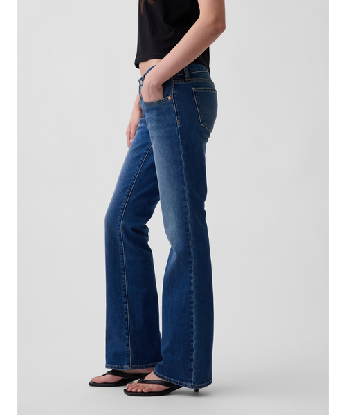 GAP（ギャップ）の「スーパーローライズ ロング＆リーンデニム（デニムパンツ・レディース・インディゴブルー・26/27/28/29/30/23/24/25）」の2枚目の写真