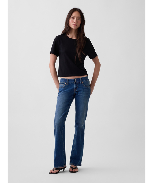 GAP（ギャップ）の「スーパーローライズ ロング＆リーンデニム（デニムパンツ・レディース・インディゴブルー・26/27/28/29/30/23/24/25）」の4枚目の写真