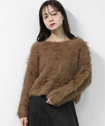 【WEB限定商品】シャギーショートニット　SHAGGY SHORT KNIT