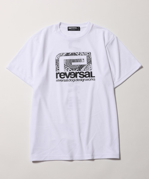 reversal.dogi.design.works(リバーサル・ドーギ・デザイン・ワークス)の「<reversal/リバーサル>WRF BIGMARK TRIBE DRY MESH TEE(Tシャツ/カットソー・メンズ・ホワイト/ブラック・S/M/L/XL/2XL)」の10枚目の写真