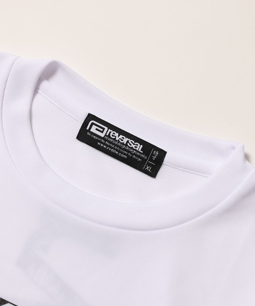 reversal.dogi.design.works(リバーサル・ドーギ・デザイン・ワークス)の「<reversal/リバーサル>WRF BIGMARK TRIBE DRY MESH TEE(Tシャツ/カットソー・メンズ・ホワイト/ブラック・S/M/L/XL/2XL)」の9枚目の写真