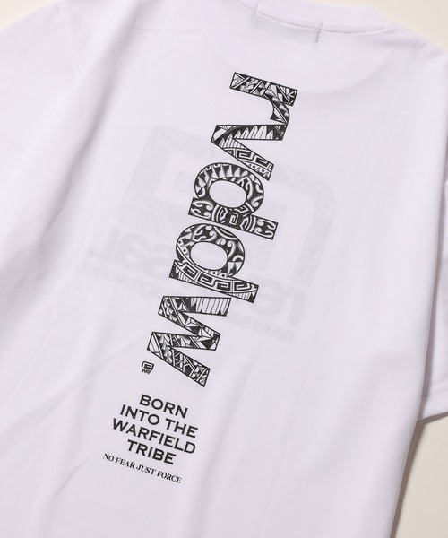 reversal.dogi.design.works(リバーサル・ドーギ・デザイン・ワークス)の「<reversal/リバーサル>WRF BIGMARK TRIBE DRY MESH TEE(Tシャツ/カットソー・メンズ・ホワイト/ブラック・S/M/L/XL/2XL)」の6枚目の写真