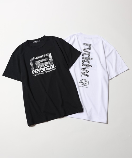 reversal.dogi.design.works(リバーサル・ドーギ・デザイン・ワークス)の「<reversal/リバーサル>WRF BIGMARK TRIBE DRY MESH TEE(Tシャツ/カットソー・メンズ・ホワイト/ブラック・S/M/L/XL/2XL)」の11枚目の写真