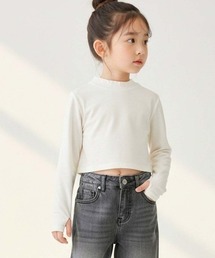 SHISKY（シスキー）の「指穴付き ショート丈ロンT（Tシャツ/カットソー）」