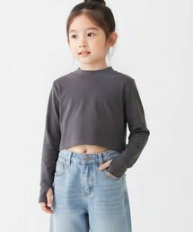 SHISKY（シスキー）の「指穴付き ショート丈ロンT（Tシャツ/カットソー）」