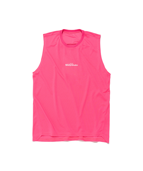 NINETYMINUTES(ナインティーミニッツ)の「AIR STREAM エアフィット ライト シングレット(ピンク)(Tシャツ/カットソー・メンズ・その他・MEDIUM/LARGE/X-LARGE/XX-LARGE/XXX-LARGE)」の1枚目の写真