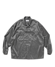 Pigment Bleach V/C Satin L/S Board Shirt