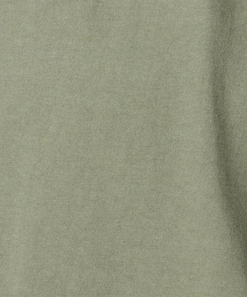 SHIPS（シップス）の「SC: SHIPS(シップス) オーガニックコットン×ボタニカルダイ Vネック ポケット Tシャツ（Tシャツ/カットソー・メンズ・ネイビー/ピンク/グレー/ホワイト/ベージュ/オリーブ・LARGE/SMALL/MEDIUM/X-LARGE）」の14枚目の写真