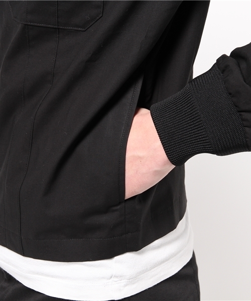 WRAPINKNOT(ラッピンノット)の「シリコン コーティング ノーカラー ブルゾン(ブルゾン・メンズ・ブラック/ベージュ/カーキ・3/2)」の10枚目の写真