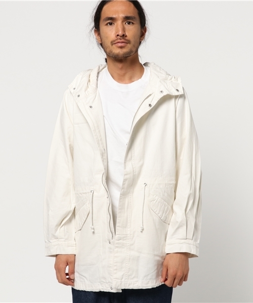 ８(eight)（エイト）の「モッズコート ミリタリー ツイル ロングコート（ミリタリージャケット・メンズ・ネイビー/ホワイト/カーキ/ブラック・LARGE/MEDIUM）」の7枚目の写真