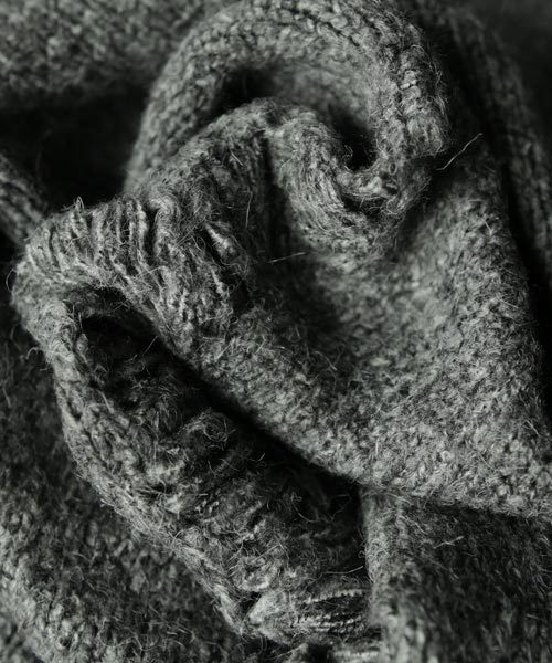 antiqua（アンティカ）の「ダメージデザインロングカーデ（カーディガン/ボレロ・レディース・ベージュ/グレー・FREE）」の10枚目の写真