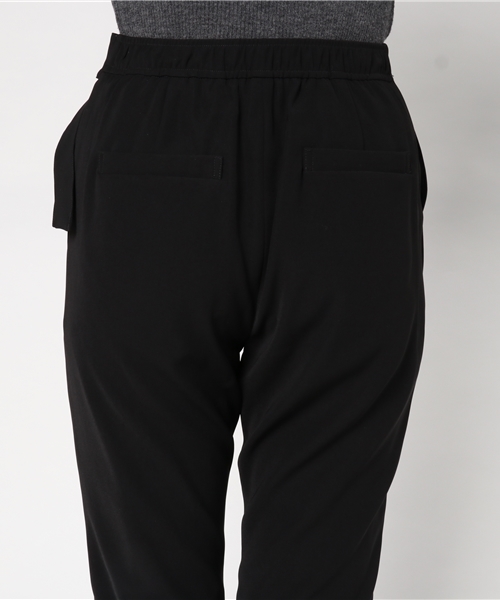 N.(N. Natural Beauty Basic)(エヌエヌナチュラルビューティーベーシック)の「ベルト付ラップストレッチパンツ(その他パンツ・レディース・ピンク/ブラック・MEDIUM)」の7枚目の写真