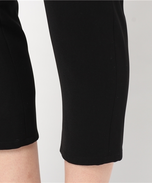 N.(N. Natural Beauty Basic)(エヌエヌナチュラルビューティーベーシック)の「ベルト付ラップストレッチパンツ(その他パンツ・レディース・ピンク/ブラック・MEDIUM)」の9枚目の写真