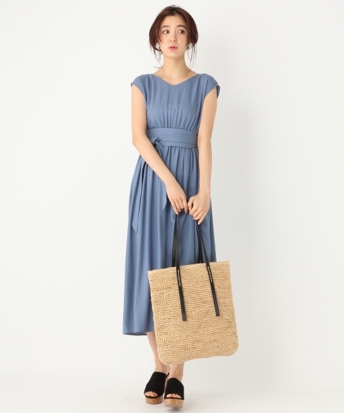 A part by（アパートバイ）の「【CLASSY.6月号掲載】ラフィアトート 746690 （トートバッグ・レディース・ベージュ/ベージュ系その他・FREE）」の4枚目の写真