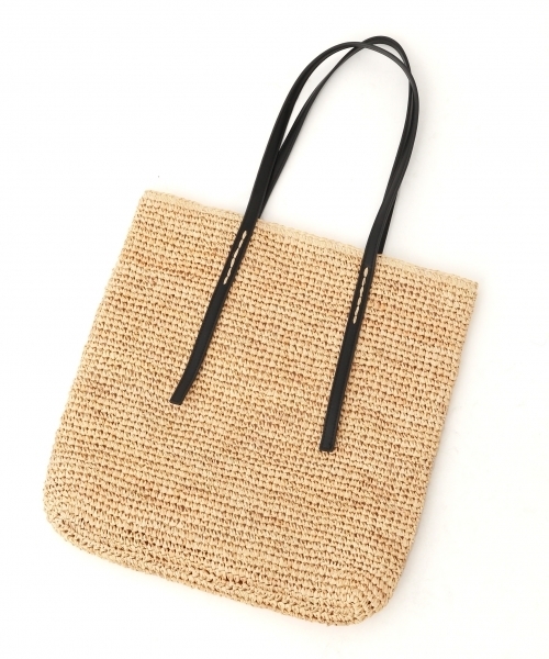 A part by（アパートバイ）の「【CLASSY.6月号掲載】ラフィアトート 746690 （トートバッグ・レディース・ベージュ/ベージュ系その他・FREE）」の6枚目の写真