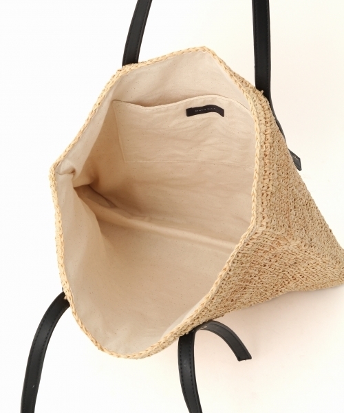 A part by（アパートバイ）の「【CLASSY.6月号掲載】ラフィアトート 746690 （トートバッグ・レディース・ベージュ/ベージュ系その他・FREE）」の8枚目の写真