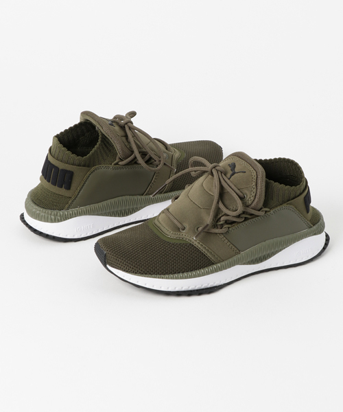 PUMA（プーマ）の「TSUGI シンセイ（スニーカー・メンズ・グレー/カーキ・28.0cm/27.0cm/27.5cm/25.0cm/26.0cm/26.5cm/24.0cm/24.5cm/25.5cm/23.0cm/23.5cm/22.5cm/29.0cm/30.0cm/28.5cm）」の2枚目の写真