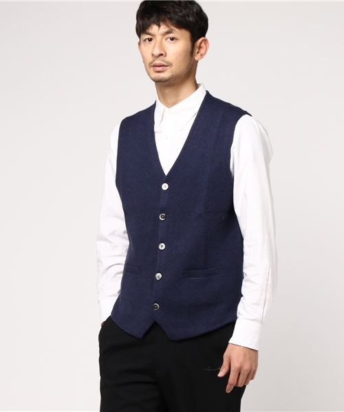 Brooks Brothers スーピマコットンベスト 前開き BROOKS BROTHERS（ブルックスブラザーズ）の「スーピマコットン