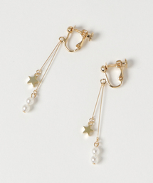 【kodemari】star×pearl イヤリング