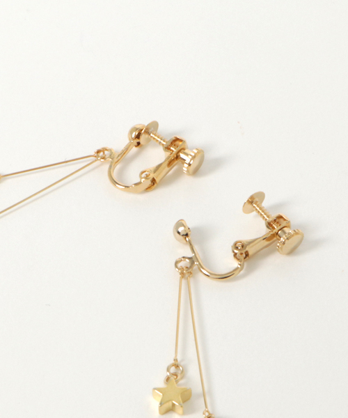 TONE SELECT GOODS（トーンセレクトグッズ）の「【kodemari】star×pearl イヤリング（イヤリング・レディース・その他・FREE）」の3枚目の写真