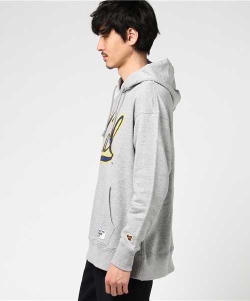 BENCH'S SELECT(ベンチセレクト)の「UC BERKELEY プリントパーカー(パーカー・メンズ・ホワイト/ネイビー/杢グレー・SMALL/MEDIUM/LARGE)」の4枚目の写真