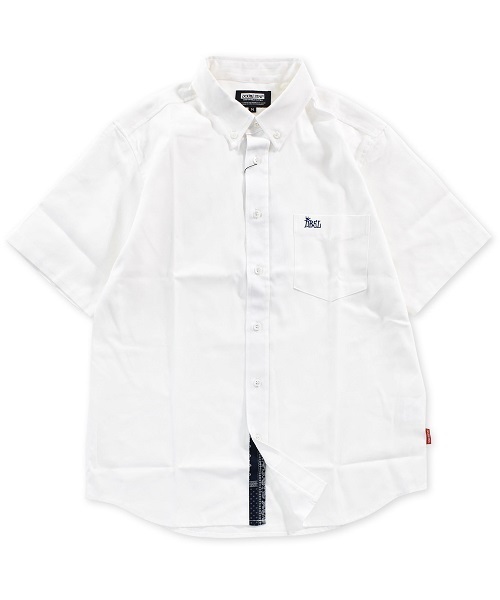 DOUBLE STEAL（ダブルスティール）の「Parts bandana ボタンダウンシャツ（シャツ/ブラウス・メンズ・ブルー/ホワイト/ホワイト系その他/ブルー系その他・X-LARGE/MEDIUM/LARGE）」の2枚目の写真