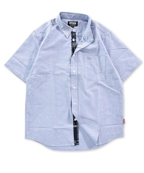 DOUBLE STEAL（ダブルスティール）の「Parts bandana ボタンダウンシャツ（シャツ/ブラウス・メンズ・ブルー/ホワイト/ホワイト系その他/ブルー系その他・X-LARGE/MEDIUM/LARGE）」の3枚目の写真