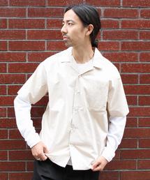 coen | ボックスシルエットオープンカラーシャツ(シャツ/ブラウス)