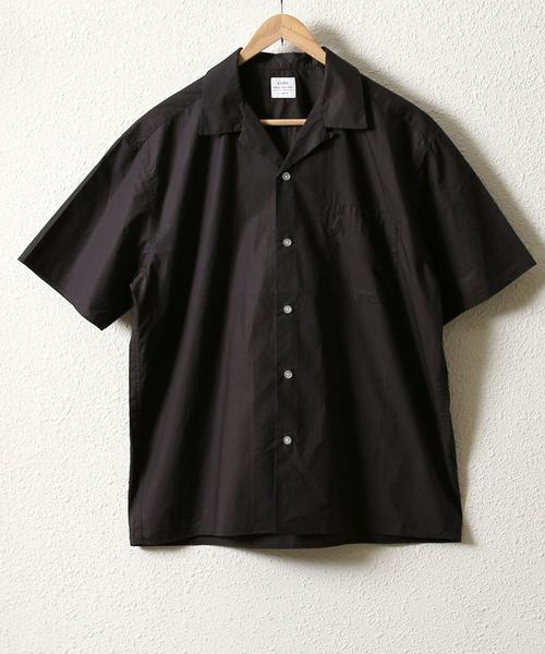 coen（コーエン）の「ボックスシルエットオープンカラーシャツ（シャツ/ブラウス・メンズ・オリーブ/ブラック/ベージュ・MEDIUM/X-LARGE/SMALL/LARGE）」の5枚目の写真