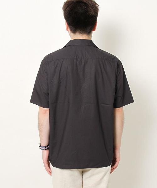 coen（コーエン）の「ボックスシルエットオープンカラーシャツ（シャツ/ブラウス・メンズ・オリーブ/ブラック/ベージュ・MEDIUM/X-LARGE/SMALL/LARGE）」の18枚目の写真