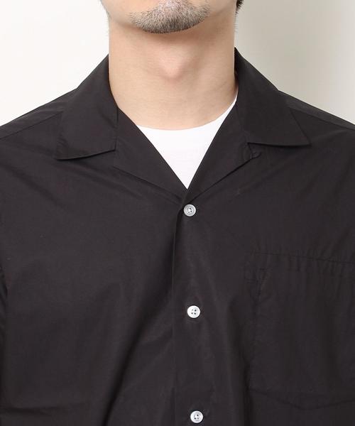 coen（コーエン）の「ボックスシルエットオープンカラーシャツ（シャツ/ブラウス・メンズ・オリーブ/ブラック/ベージュ・MEDIUM/X-LARGE/SMALL/LARGE）」の19枚目の写真