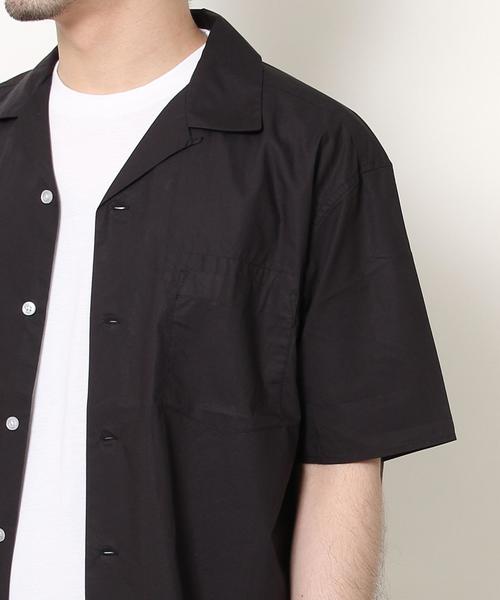 coen（コーエン）の「ボックスシルエットオープンカラーシャツ（シャツ/ブラウス・メンズ・オリーブ/ブラック/ベージュ・MEDIUM/X-LARGE/SMALL/LARGE）」の21枚目の写真