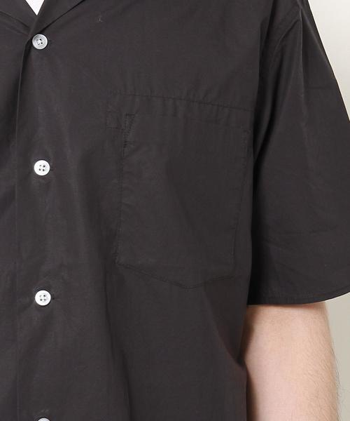 coen（コーエン）の「ボックスシルエットオープンカラーシャツ（シャツ/ブラウス・メンズ・オリーブ/ブラック/ベージュ・MEDIUM/X-LARGE/SMALL/LARGE）」の22枚目の写真