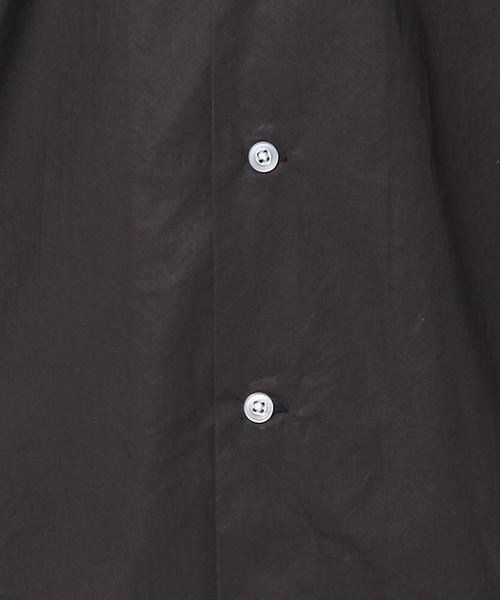 coen（コーエン）の「ボックスシルエットオープンカラーシャツ（シャツ/ブラウス・メンズ・オリーブ/ブラック/ベージュ・MEDIUM/X-LARGE/SMALL/LARGE）」の13枚目の写真