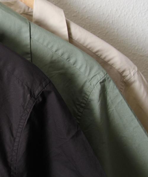 coen（コーエン）の「ボックスシルエットオープンカラーシャツ（シャツ/ブラウス・メンズ・オリーブ/ブラック/ベージュ・MEDIUM/X-LARGE/SMALL/LARGE）」の16枚目の写真