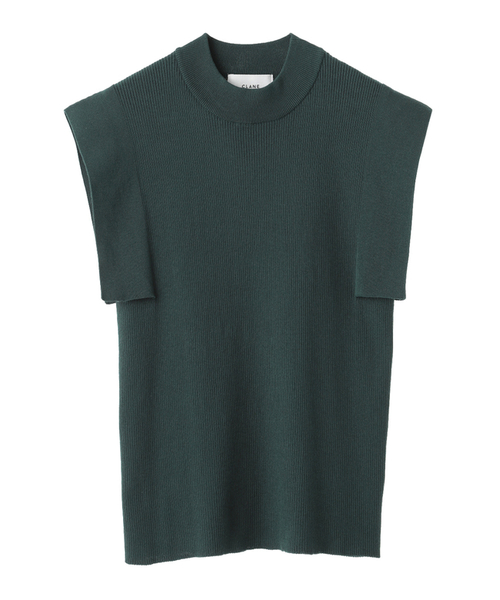 CLANE（クラネ）の「SQUARE SLEEVE KNIT TOP（ニット/セーター・レディース・オレンジ/グリーン/ホワイト/ブラック・2/1）」の3枚目の写真