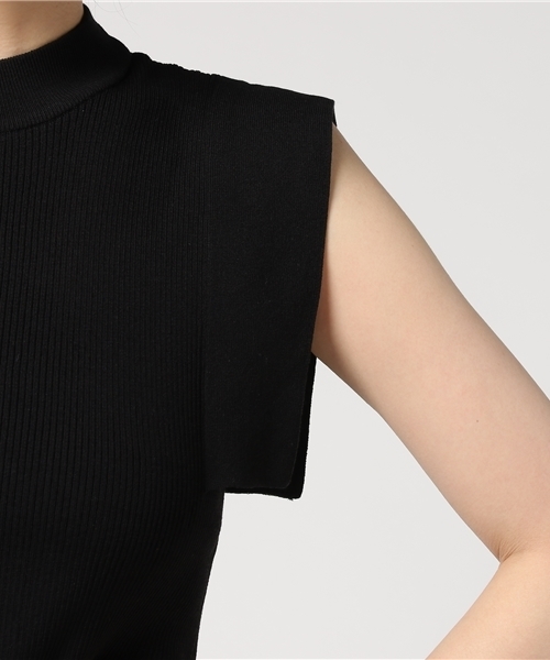 CLANE（クラネ）の「SQUARE SLEEVE KNIT TOP（ニット/セーター・レディース・オレンジ/グリーン/ホワイト/ブラック・2/1）」の14枚目の写真