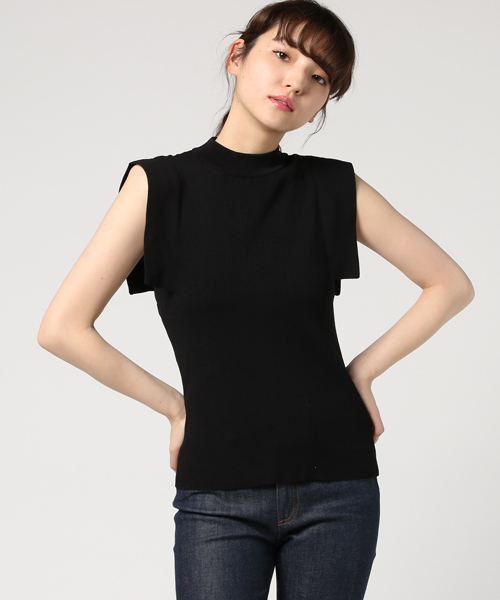 CLANE（クラネ）の「SQUARE SLEEVE KNIT TOP（ニット/セーター