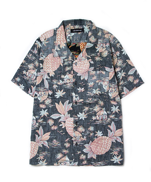 JACKROSE（ジャックローズ）の「ヴィンテージアロハシャツ（シャツ/ブラウス・メンズ・ブラック/オフホワイト・M/L）」の7枚目の写真