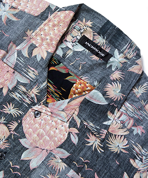 JACKROSE（ジャックローズ）の「ヴィンテージアロハシャツ（シャツ/ブラウス・メンズ・ブラック/オフホワイト・M/L）」の8枚目の写真