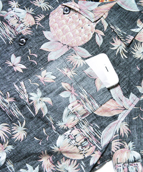 JACKROSE（ジャックローズ）の「ヴィンテージアロハシャツ（シャツ/ブラウス・メンズ・ブラック/オフホワイト・M/L）」の10枚目の写真