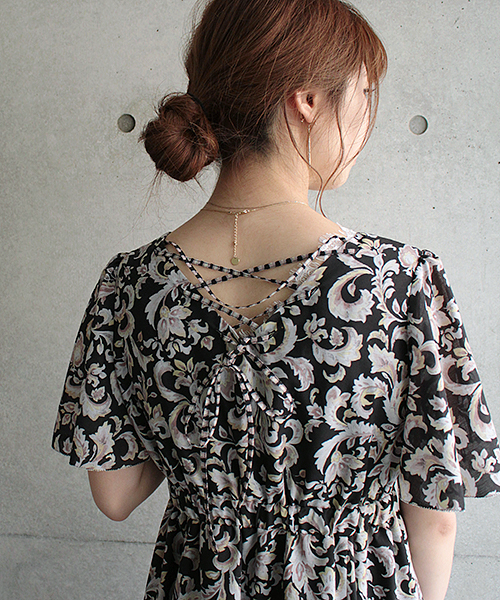 laboratory work（ラボラトリーワーク）の「パネル柄マキシワンピ（ワンピース・レディース・ブラック系その他/ブルー系その他/グリーン系その他・MEDIUM）」の14枚目の写真