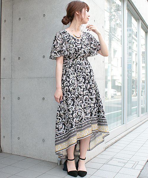 laboratory work（ラボラトリーワーク）の「パネル柄マキシワンピ（ワンピース・レディース・ブラック系その他/ブルー系その他/グリーン系その他・MEDIUM）」の17枚目の写真