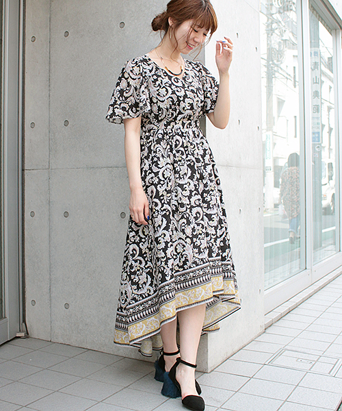 laboratory work（ラボラトリーワーク）の「パネル柄マキシワンピ（ワンピース・レディース・ブラック系その他/ブルー系その他/グリーン系その他・MEDIUM）」の18枚目の写真