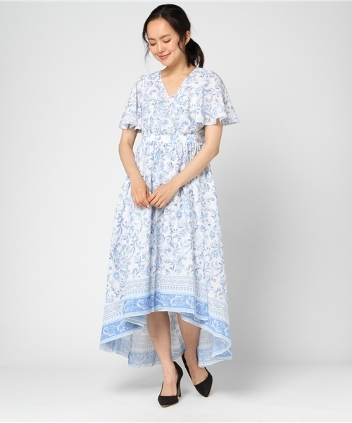 laboratory work（ラボラトリーワーク）の「パネル柄マキシワンピ（ワンピース・レディース・ブラック系その他/ブルー系その他/グリーン系その他・MEDIUM）」の19枚目の写真