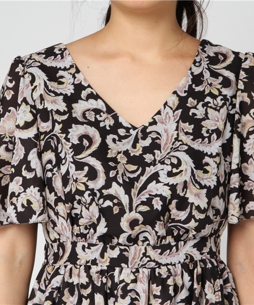 laboratory work（ラボラトリーワーク）の「パネル柄マキシワンピ（ワンピース・レディース・ブラック系その他/ブルー系その他/グリーン系その他・MEDIUM）」の7枚目の写真