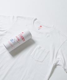HANES | Hanes×SHIPS BLUESTORE: ジャパンフィット プレミアムポケットTEE【made in Japan】◇(Tシャツ/カットソー)